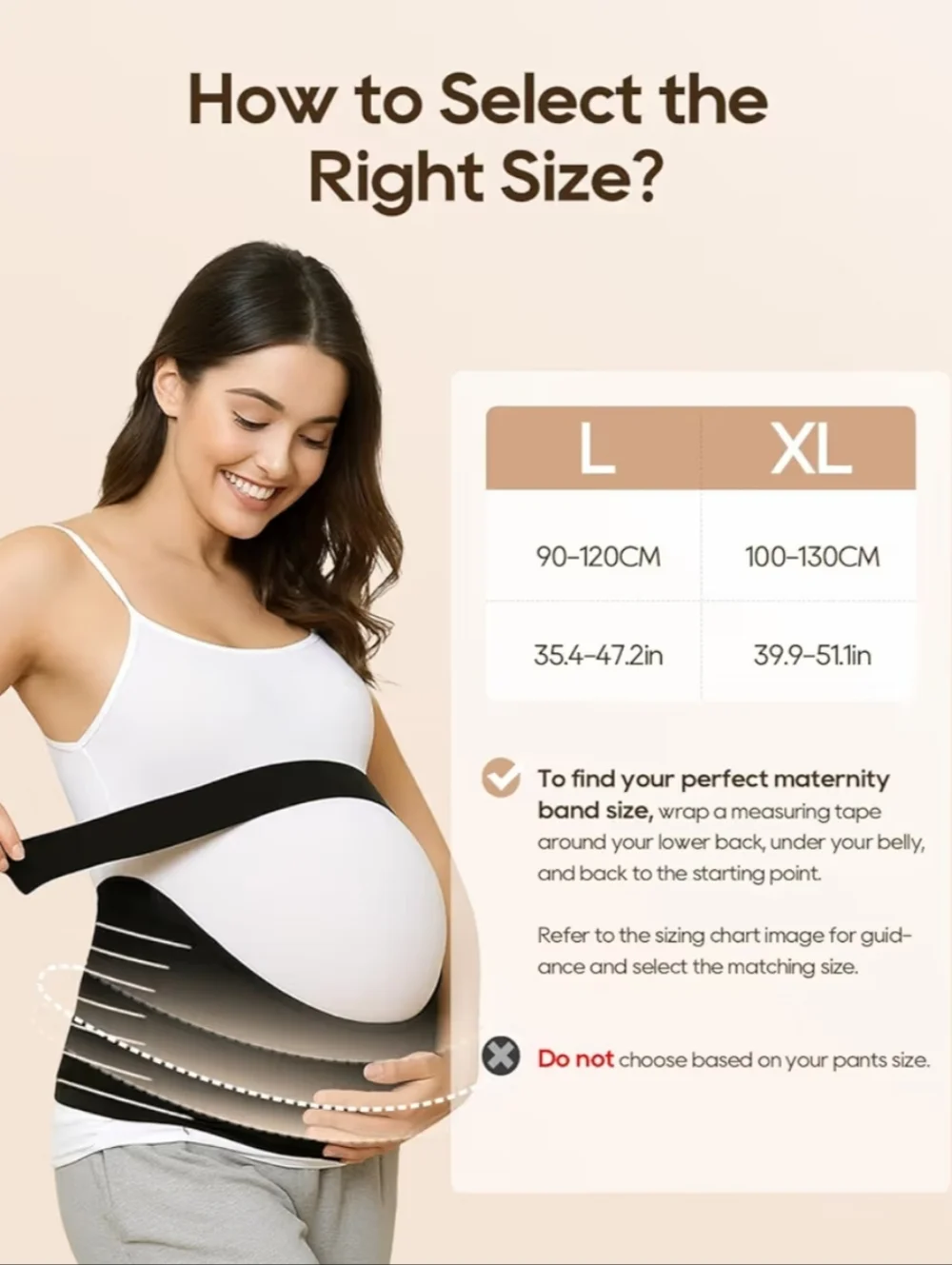 Maternity 3 In 1 Belly Band Support